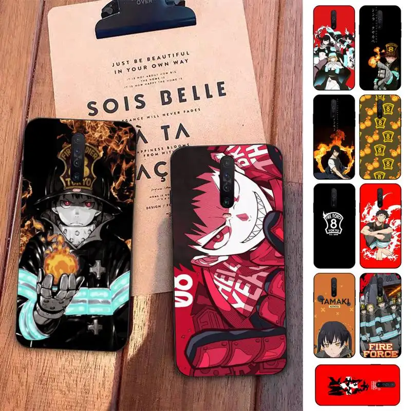 

Manga Anime Fire Force Phone Case for Redmi 5 6 7 8 9 A 5plus K20 4X S2 GO 6 K30 pro