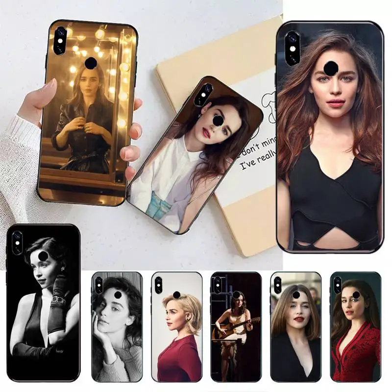 

emilia clarke British actress Phone Case for Xiaomi redmi note 8 9 10 11 t lite pro ultra mix 4 k40