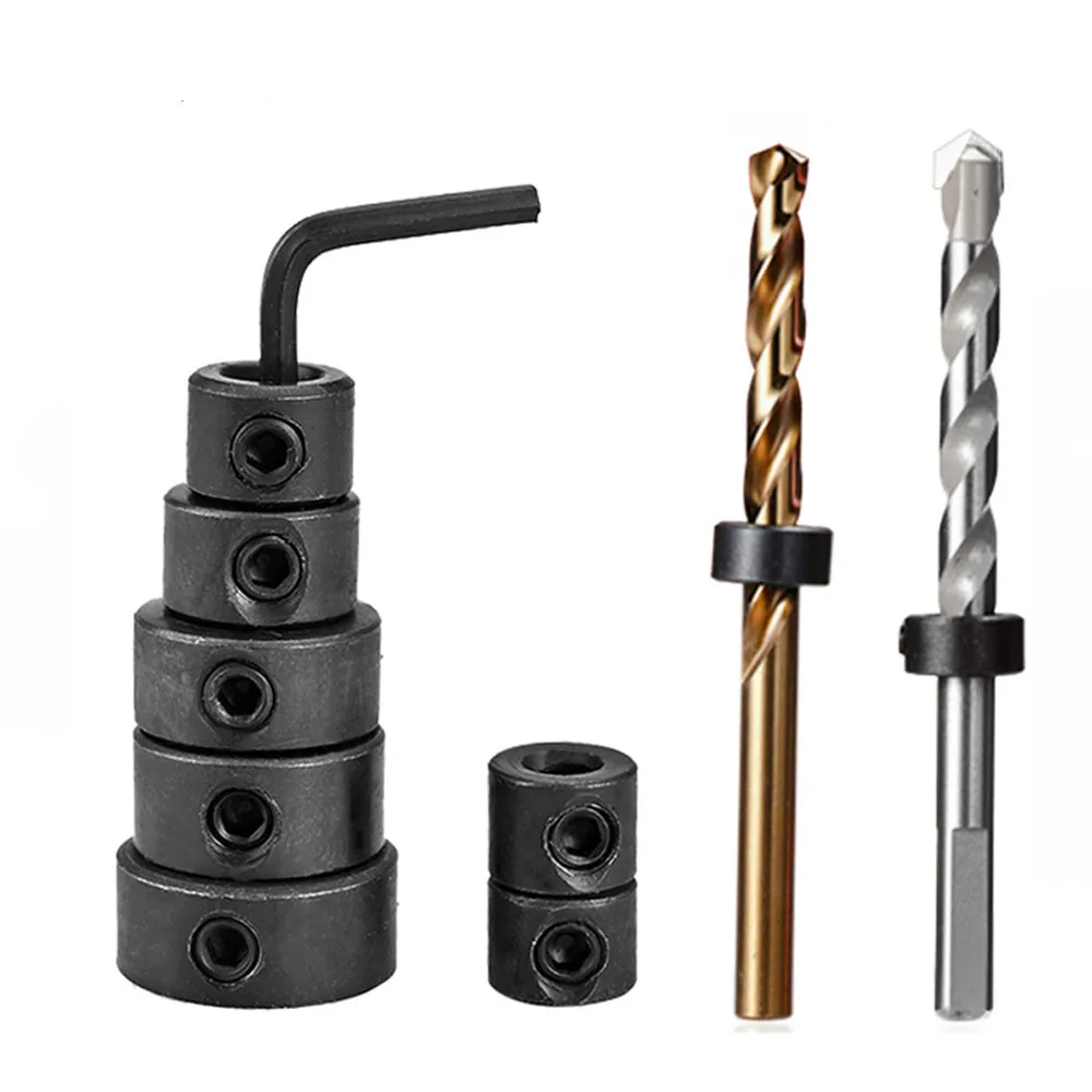 7 шт./лот 3 12 мм сверло глубина стопорное кольцо позиционер расстояние локатор