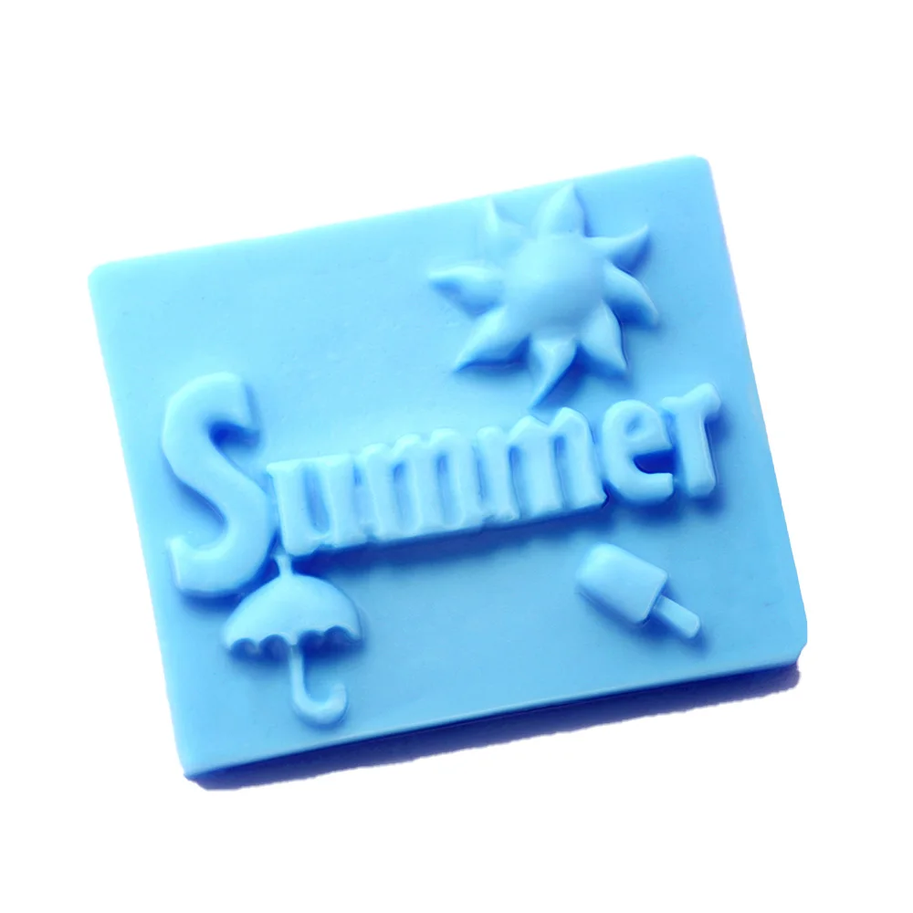 Новинка летний зонт от солнца 3D силиконовая помадка для торта фотоформа мыла