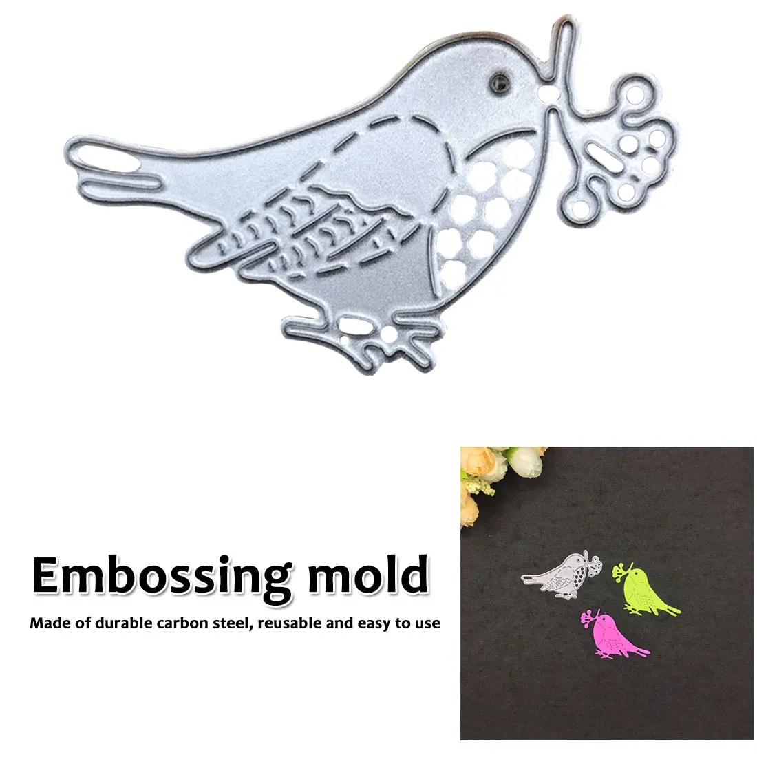 Открытки для тиснения металлические Изготовление поделок своими руками птицы 1