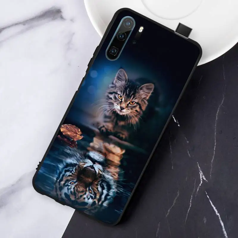

Cat tiger dog lion animal Phone Case For Huawei honor Mate P 10 20 30 40 Pro 10i 9 10 20 8 x Lite