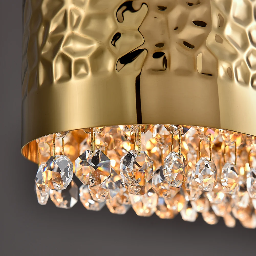 

Modern Crystal light Chandelier For Dining Room cristal lustre Indoor Lighting fixture Luxury Rectangle Suspension Wire Lamps