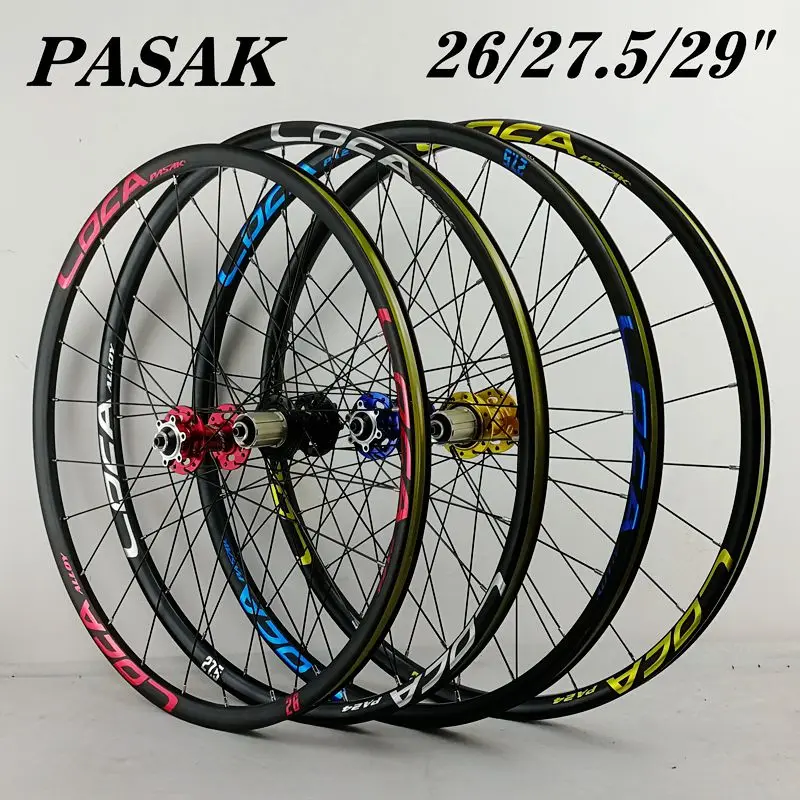 

PASAK bicycle wheel 4 pelling bearing disc brake 26 "27.5" mountain bike wheel set rim 120 ring clip flying