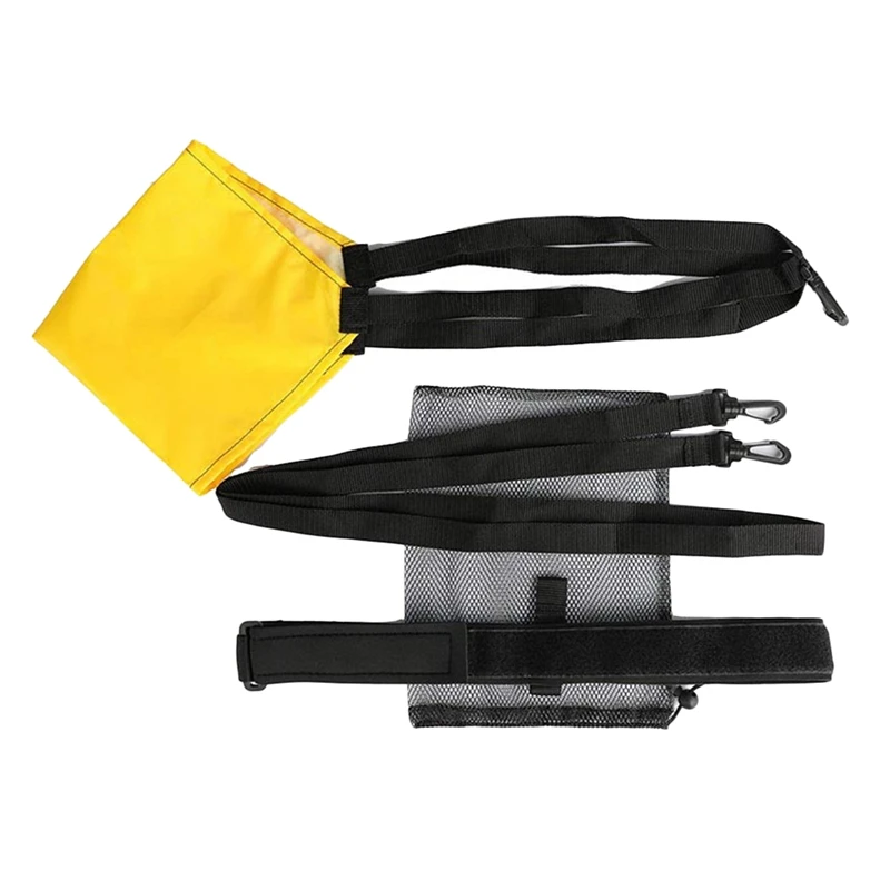 

Swimming Resistance Belt Drag Parachute and Tether for Resistance Training Swimming Special Strength Training Set