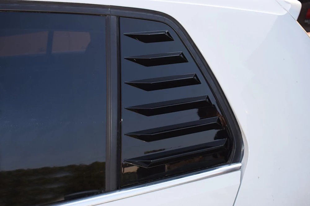 

1 Pair Car Side Vent Window Scoop Louver Trim Cover Car Modification for Volkswagen Golf 7 2013-2019 Car Accessories