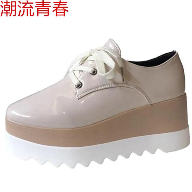 Летние 2020 новые дышащие сетчатые кроссовки на массивной платформе Обувь