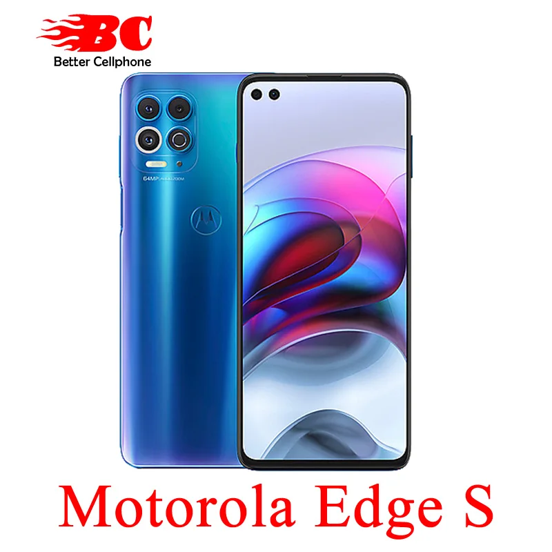 Новый оригинальный смартфон Motorola Edge S 5G 6 7 дюйма Snapdragon 870 5000 мАч 64 мп + 16 МП