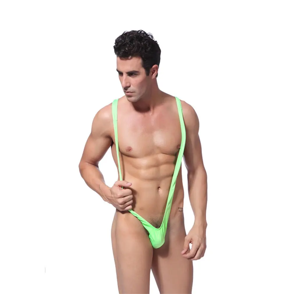 2020 Tonichella сексуальные мужские плавки стринги бикини нижние купальники Borat бандаж