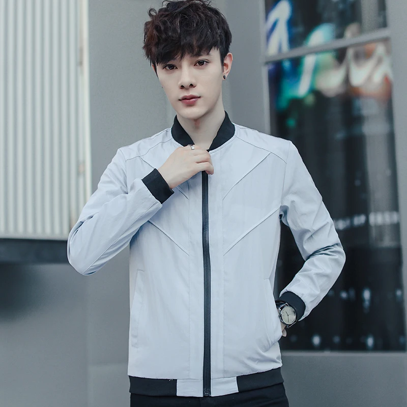 

2018 New Spring New Men's Bomber Zipper Jacket Male Casual Streetwear Hip Hop Slim Fit Pilot Coat Men Clothing