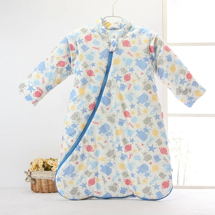 Спальный мешок для младенцев Сезон осень-зима Хлопковое стеганое одеяло