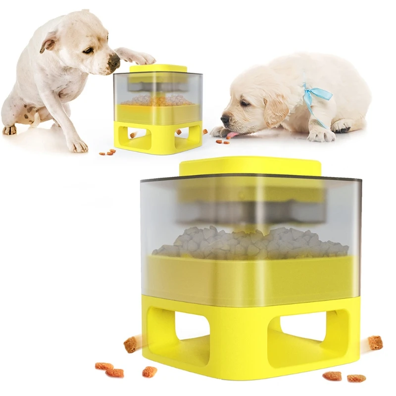 

Pet Dogs Catapult Puzzle Training Slow Food Dispenser Feeder Leaking Device Interactive Toy For Cats Dogs Pet Supplies