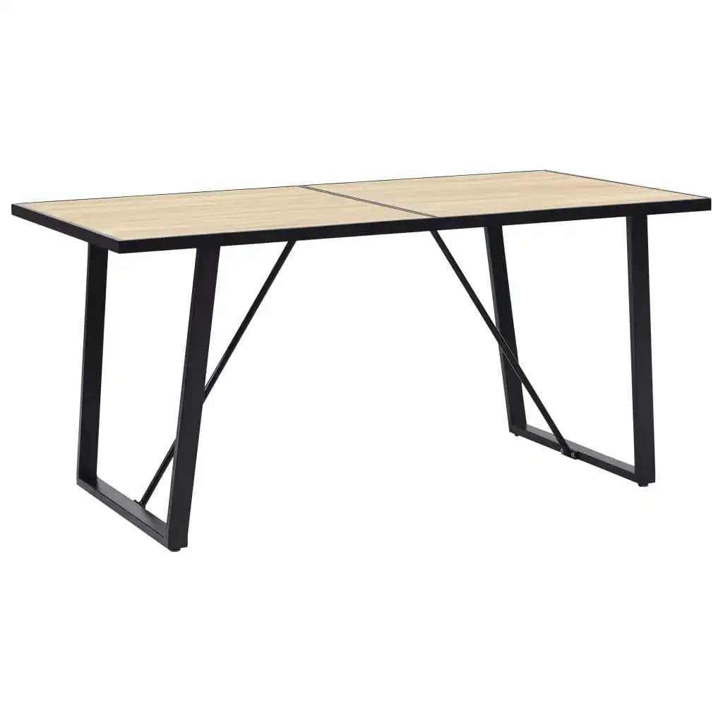 

Dining Table Oak 63"x31.5"x29.5" MDF