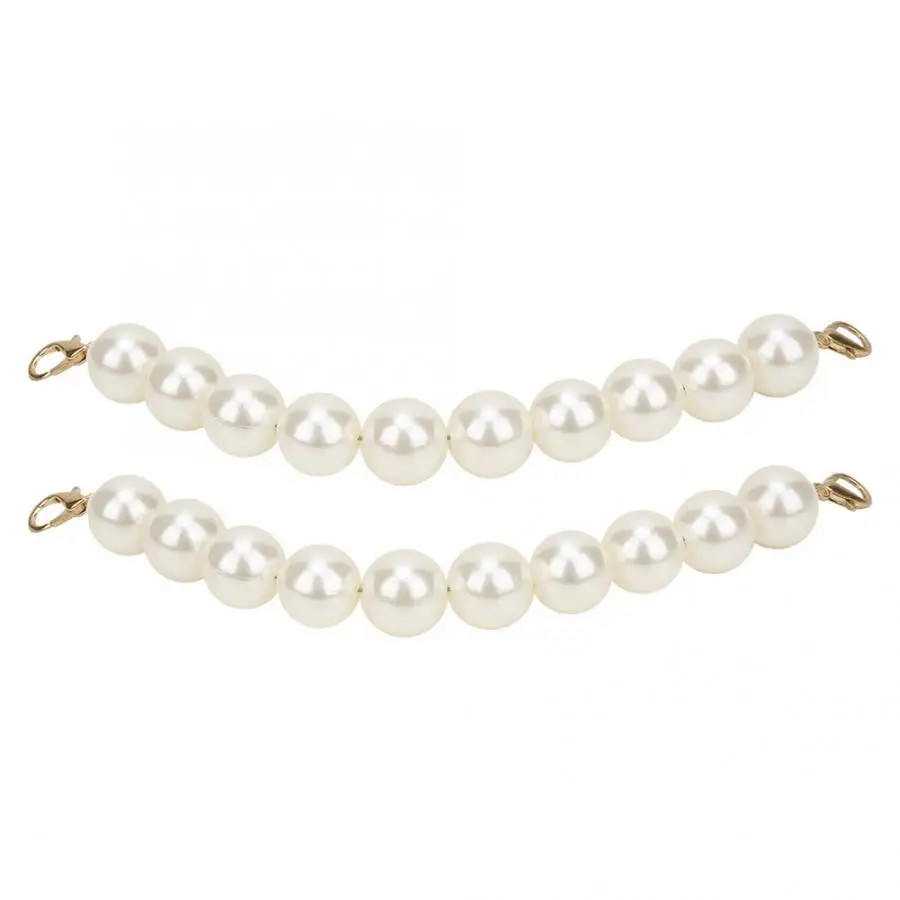 2 шт. женская короткая сумка на ремне с жемчужинами и бусинами для одежды