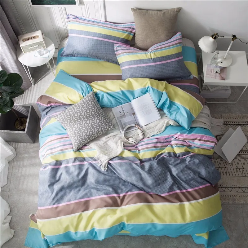 Новое модное одеяло покрывало 3/4 шт. комплект постельного белья для взрослых