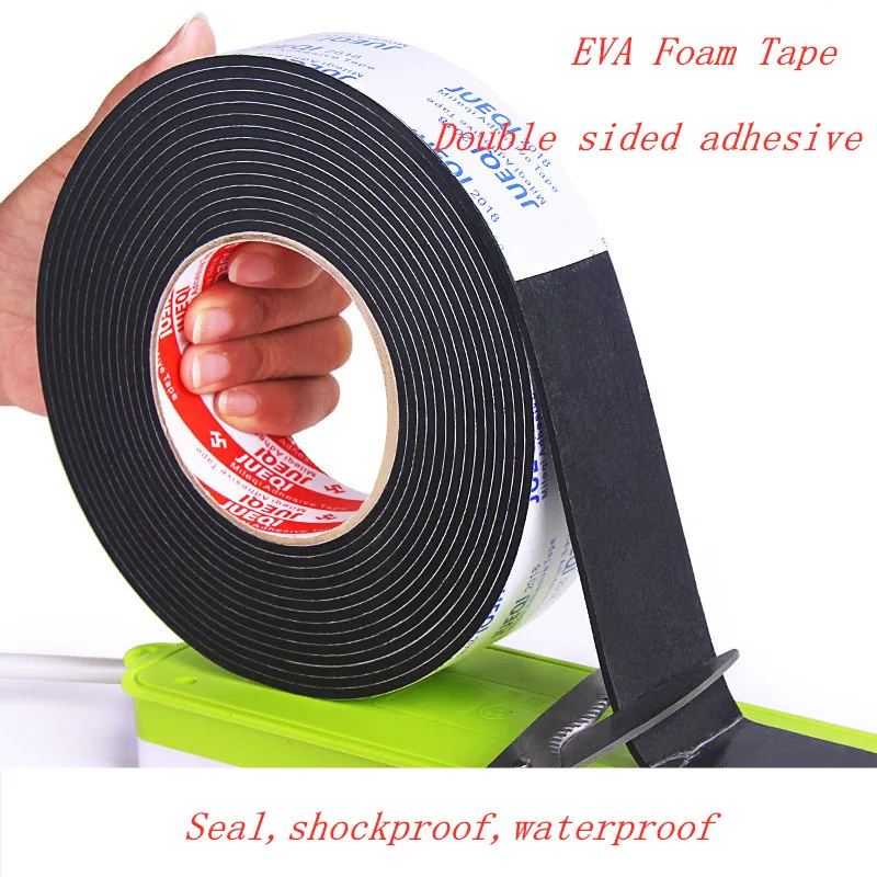 

EVA Foam double-sided Tape Home office fixed strong high adhesive tape 2mm Thickness Waterproof sealed soundproof tape customize