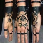 Водостойкая Временная тату-наклейка, разные подвески, розовые черные тату-кольца, тату флэш-тату, искусственная татуировка для мужчин и женщин