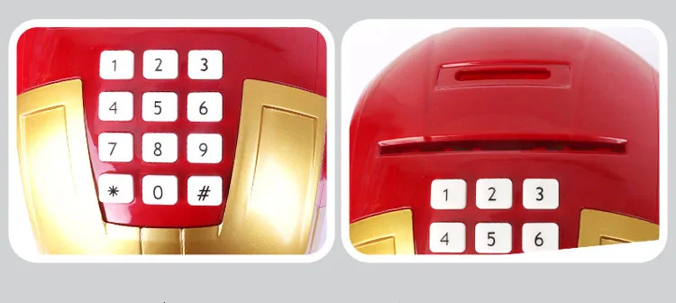 Большой Железный человек Копилка Marvel денежная Монета коробка Moneybox Alcanscia Creativas большая электронная копилка для детей Vibrato
