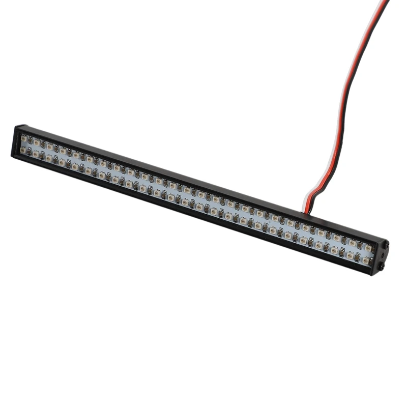 147 мм яркий 50 светодиодный многоцветные фары бар для 1/10 RC Гусеничный осевой SCX10 II