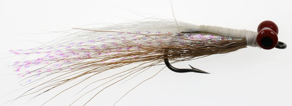 ICERIO 8 шт. гантели голова в соленой воде муха форель Bonefish красная рыба мухи клоузер глубокий Гольян рыболовные приманки#4