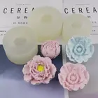 3D Цветочная розовая силиконовая форма для помадки торт пресс-форма для мыла желе мусс Шоколад украшения выпечки Формы пресс-формы многоразовые Материал