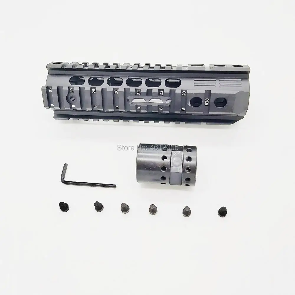 

7-дюймовый четырехъядерный защитный чехол noveske для ar15 ar15, рельсовая винтовка 4-weaver/picatinny, свободный плавающий защитный чехол QD, поворотный кор...