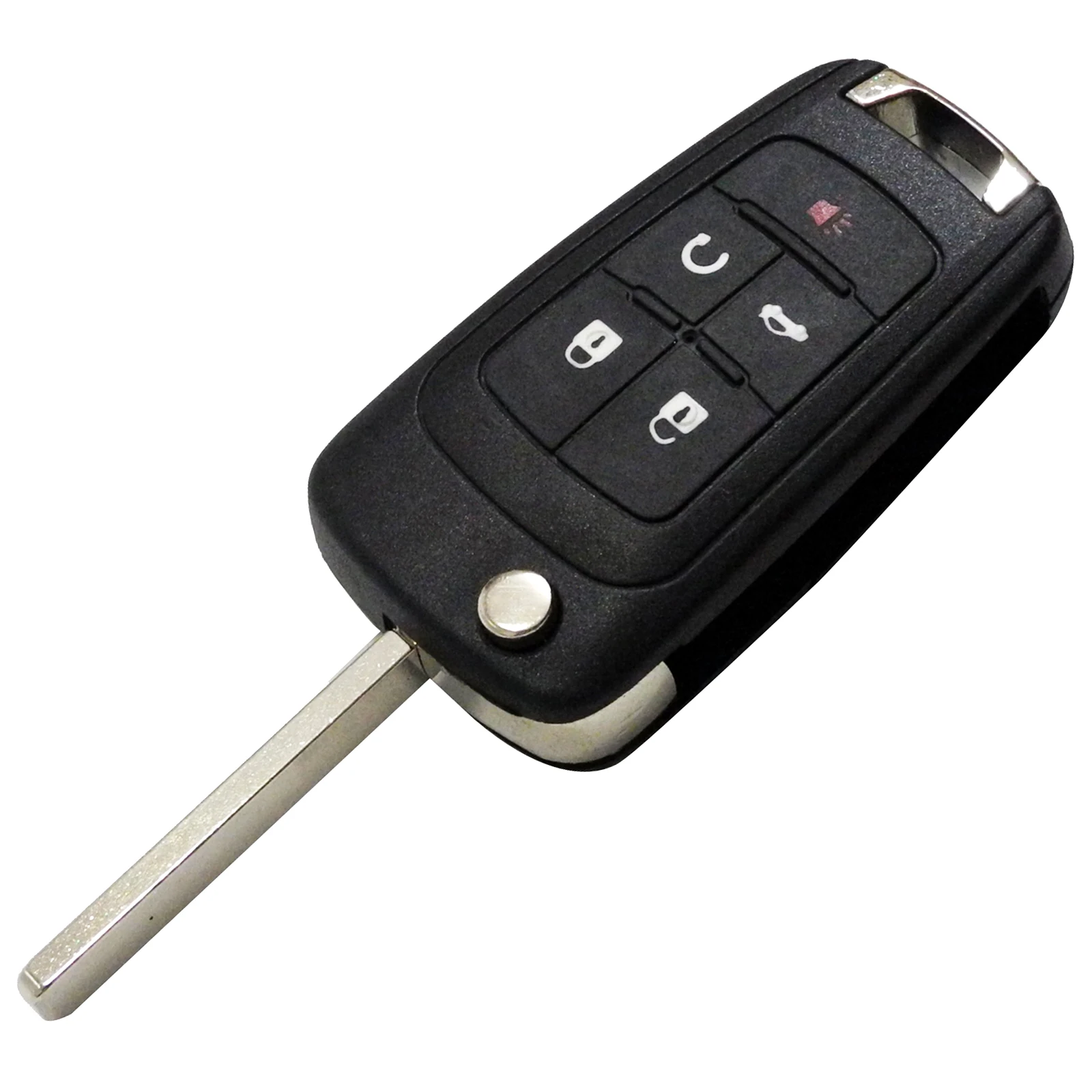 5 Кнопок Jingyuqin для OPEL VAUXHALL Astra J Corsa E Insignia Zafira C 2009- для Buick откидной складной чехол для дистанционного ключа - Количество кнопок: 5 Кнопок
