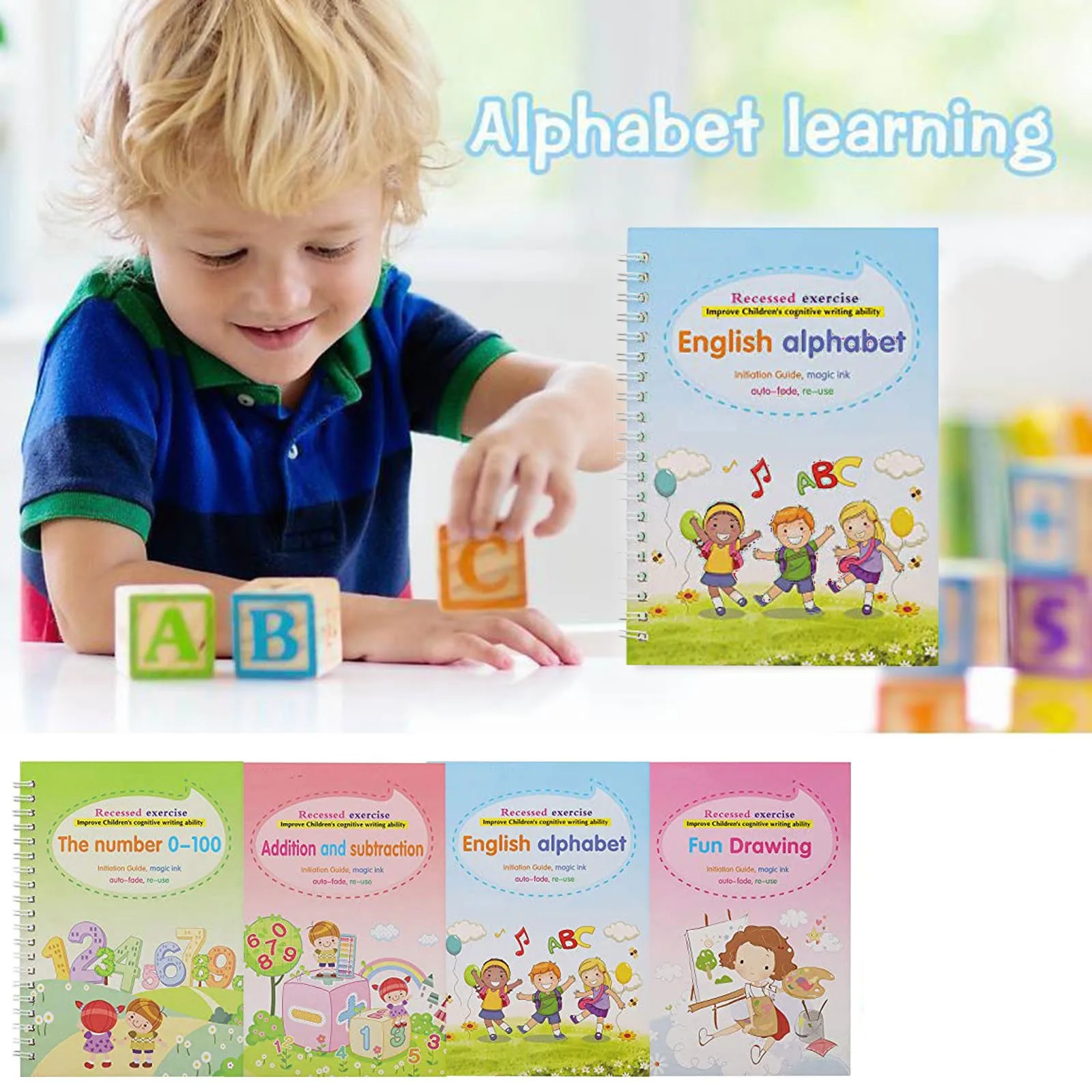 Волшебная каллиграфия карандаш 3d тетрадь для каллиграфии цифровая копия детей