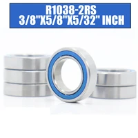 fushi r1038 2rs bearings blue sealed 38x58x532 inch abec 3 6pcs r1038rs shaft ball bearing parts for hobby rc car truck