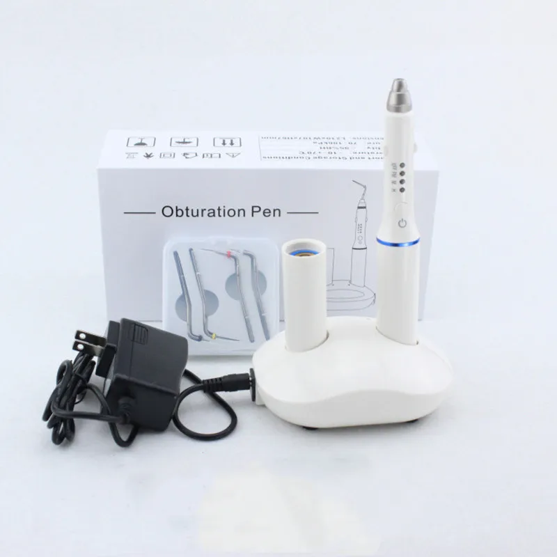 Double Charging Hot Melt Filling System Dental Cordless Teether Percha Obturation Endo Heater with 4 tips | Красота и здоровье