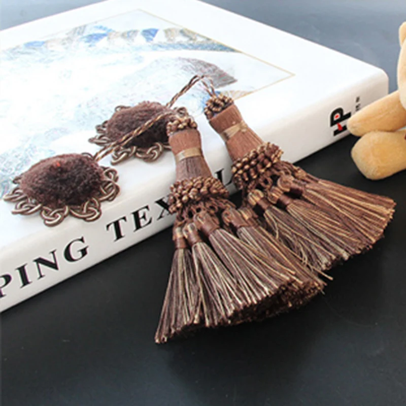 1Pc Curtains Tieback Tassel Key Hanging Ball Home Decor Embrase Rideau Room Accessories Curtain Holder Small Hang Balls | Дом и сад