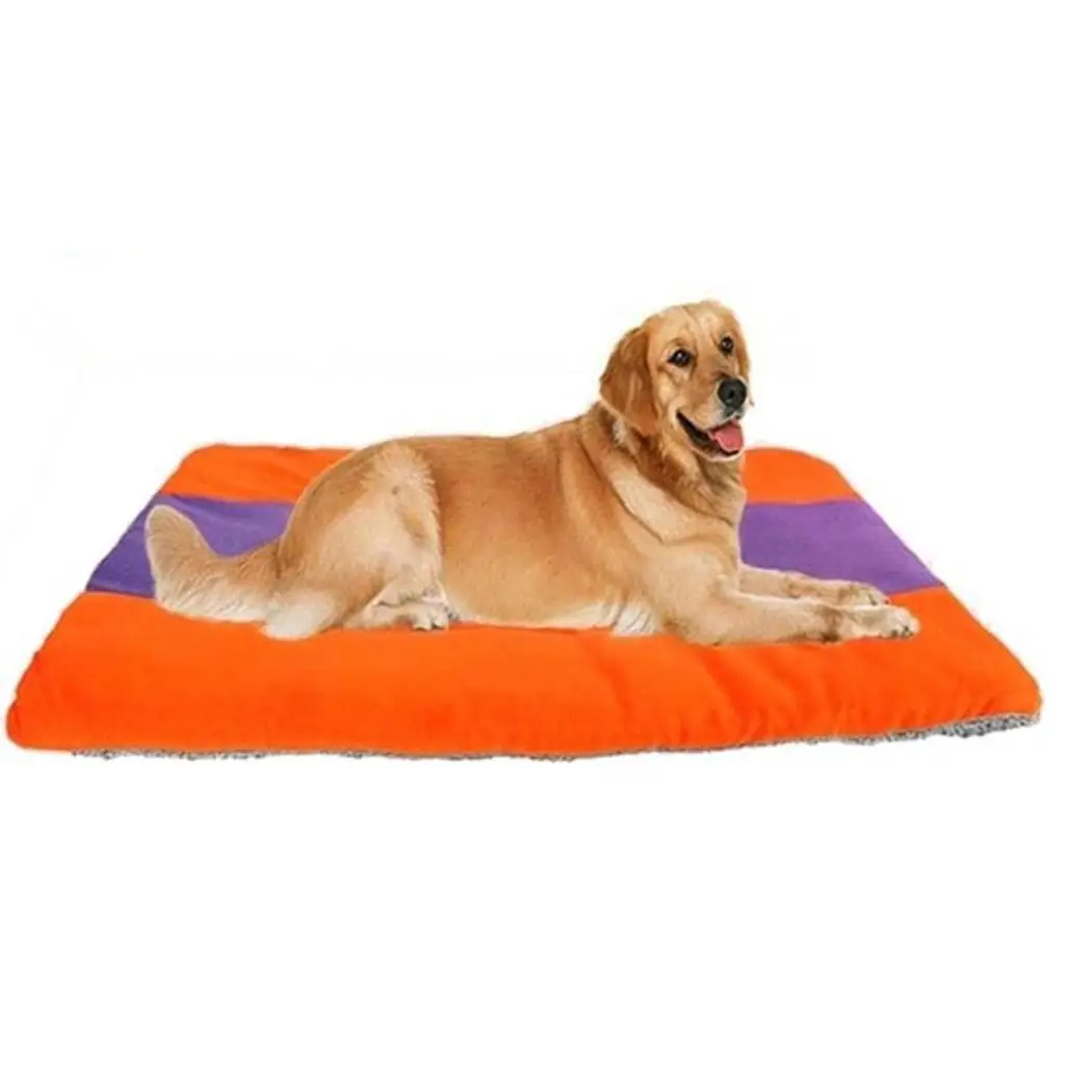 Одеяло для щенка мягкое практичное квадратная форма пэчворк зимнее сохраняющее