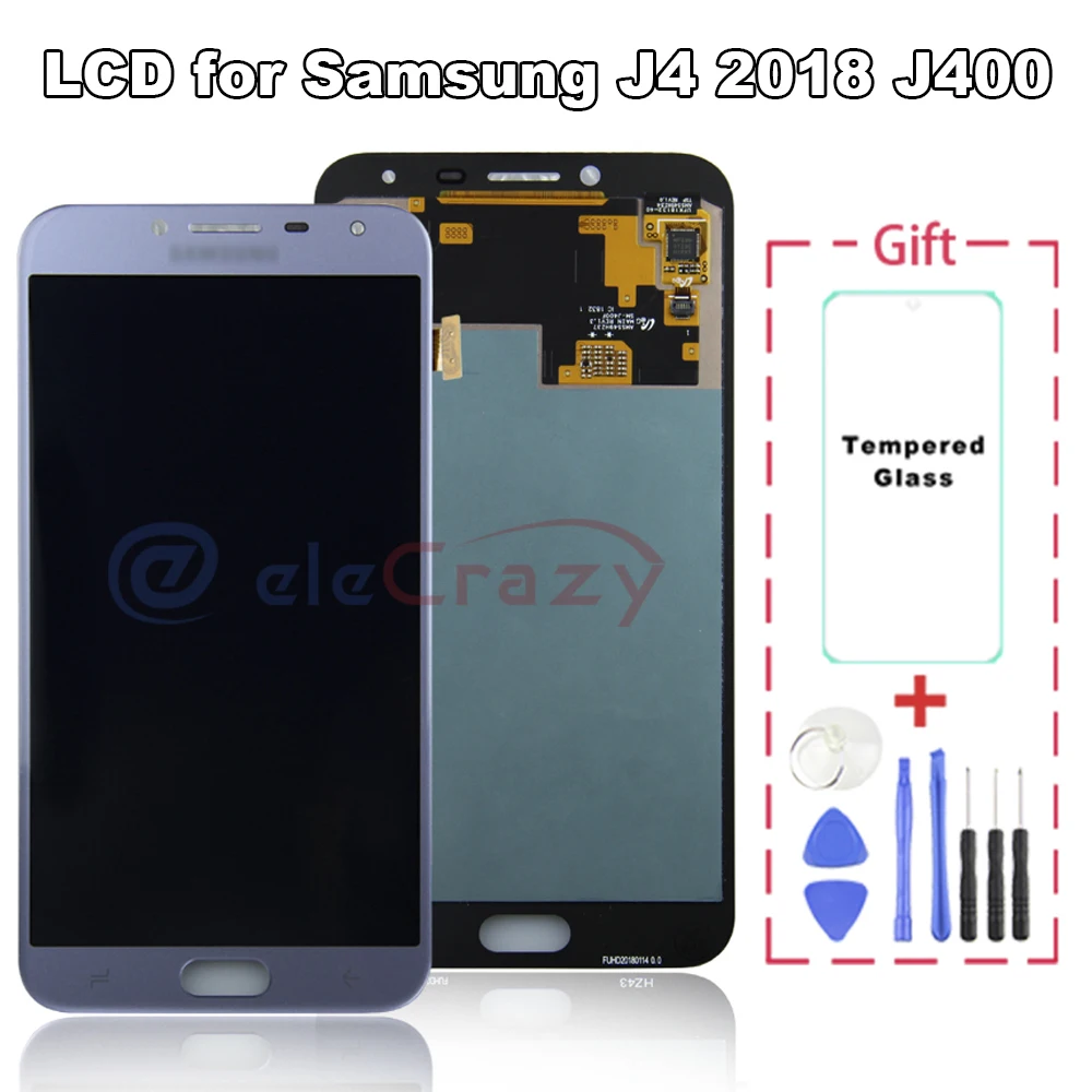 

Original LCD for Samsung Galaxy J4 J400 J400F J400M Display Touch Screen Digitizer Assembly Replacement 100% tested