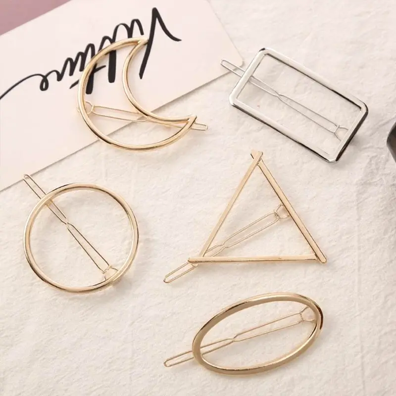 13 видов стилей женский металлический сплав минималистичный зажим для волос