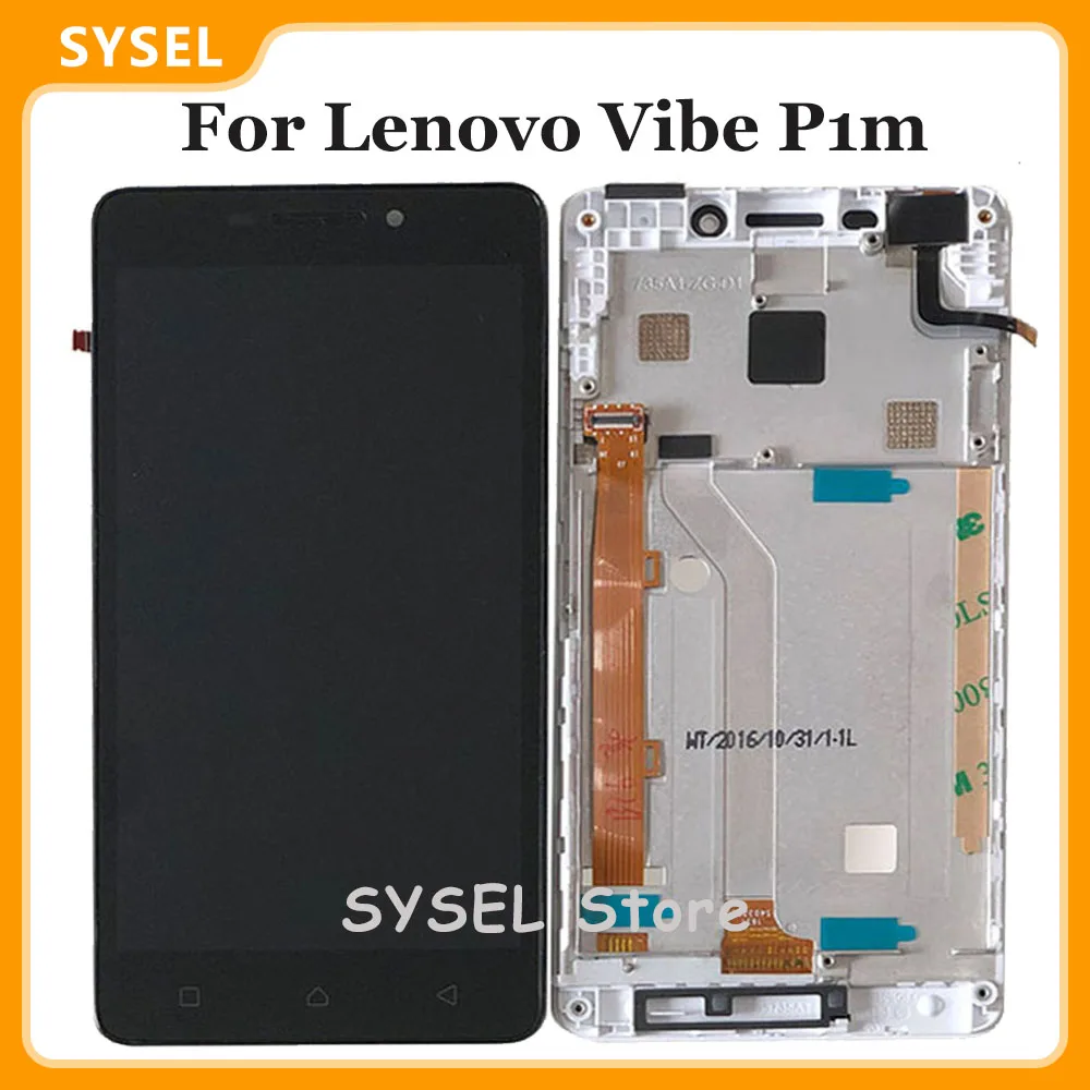 AAA экран для Lenovo Vibe P1m LCD P1ma40 P1mc50 ЖК дисплей Сенсорная панель дигитайзер в