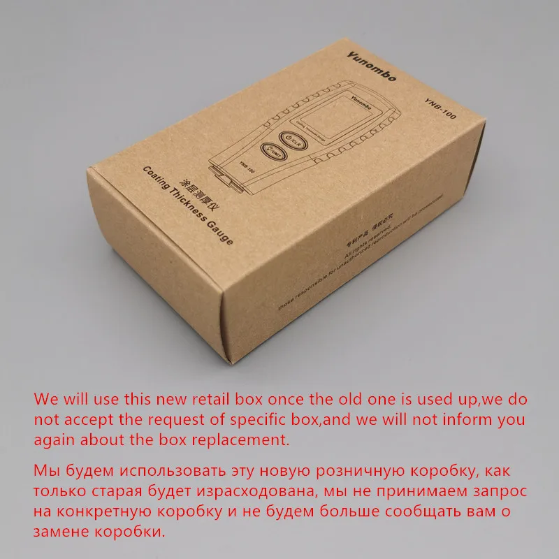 Толщиномер Yunombo YNB-100 цифровой измеритель толщины краски автомобиля толщиномер с