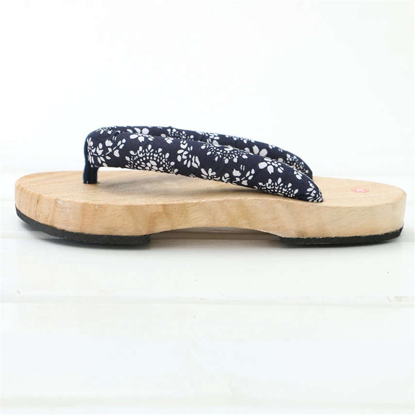 Geta/Вьетнамки в стиле унисекс Японские китайские сабо с круглым носком Пляжные