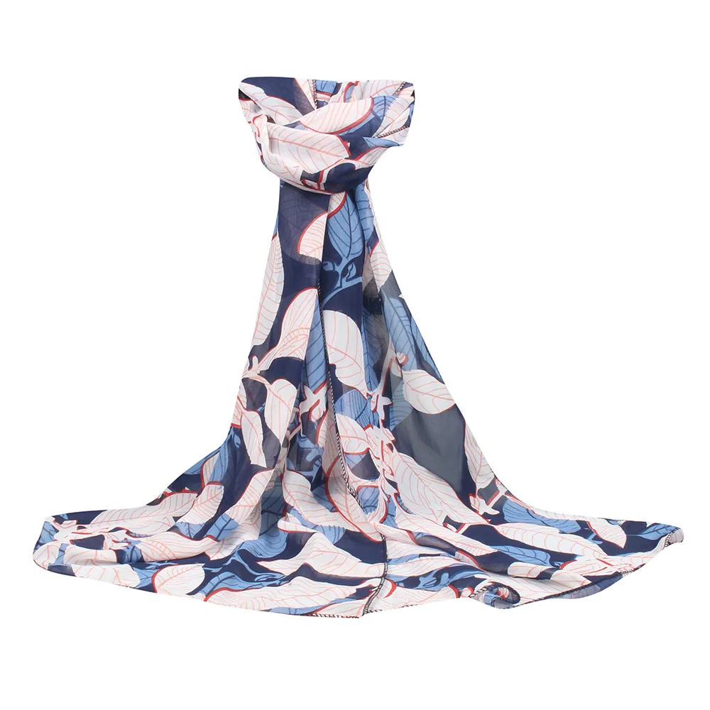 Floral Print Retro Head Neck Silk Satin Scarf Large Shawls Women Sunscreen Printed Soft Chiffon Shawl Wrap Wraps Scarves | Аксессуары