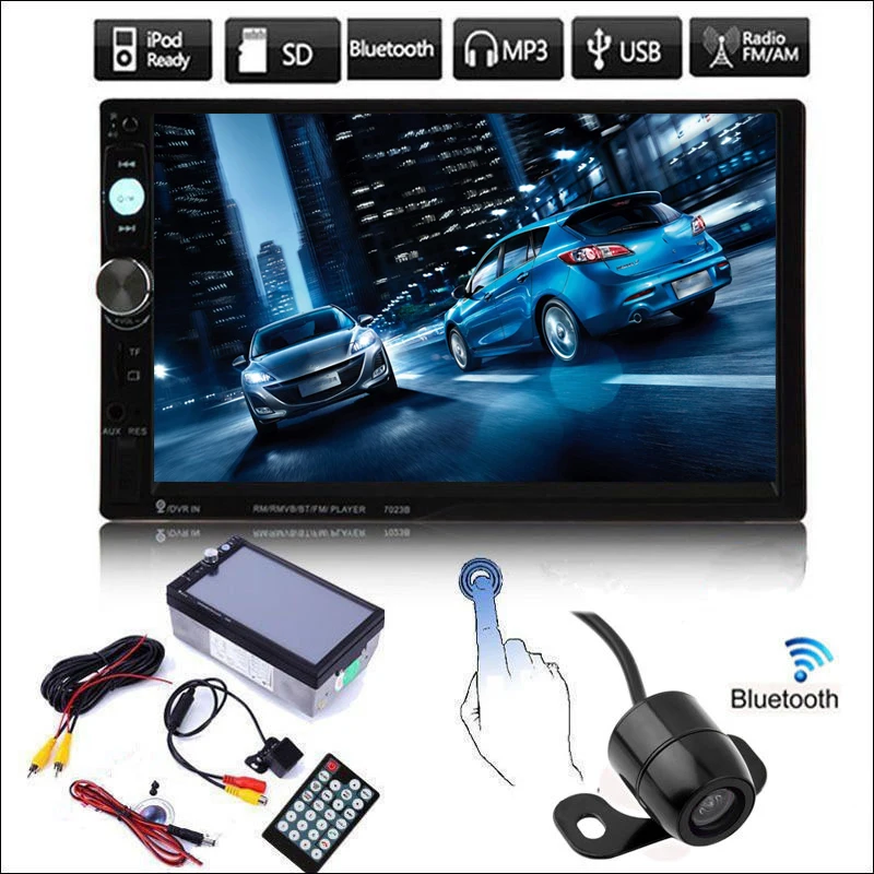 Автомобильный Bluetooth MP5 плеер 2Din 7 "автомобильный fm-радио HD | Автомобили и