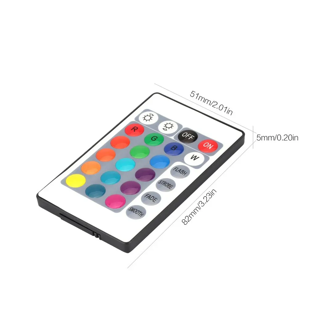 

IR RF Wireless Music Remote Control RGB RGBW Controller Dimmer 24 Keys Infrared Controller for RGB LED Strip Light
