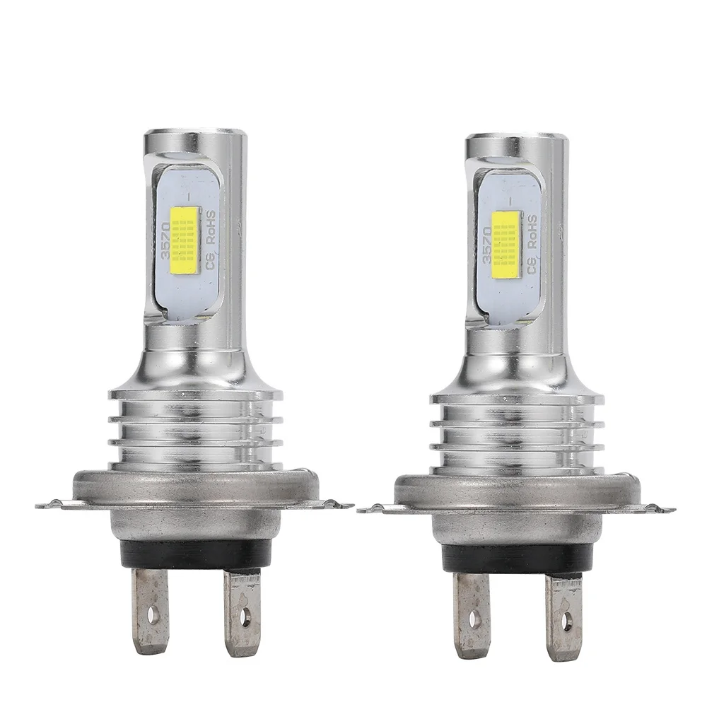 

Factek 2Pcs CSP Car Headlight H4 80W LED H7 H1 H3 H8 H11 9005 9006 HB3 HB4 6500K car Styling Auto Headlamp Fog Light Bulbs