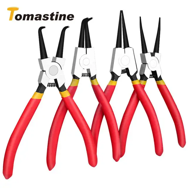 Portable 7" Internal External Pliers Retaining Clips Multifunctional Snap Ring Circlip Pliers For Hand Tool 1