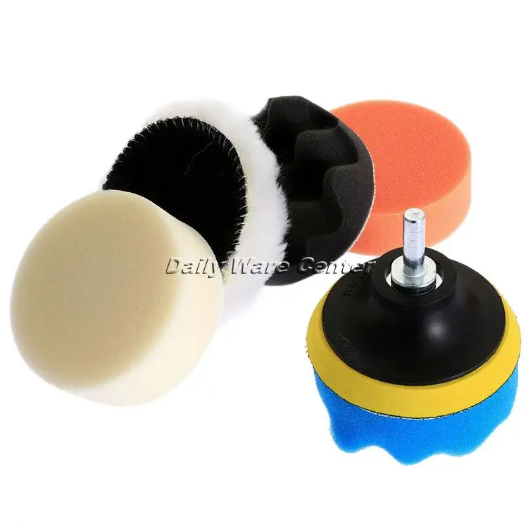 7 шт. 3 &quot80 мм Подушка для полировки Авто автомобильная полировальная Комплект
