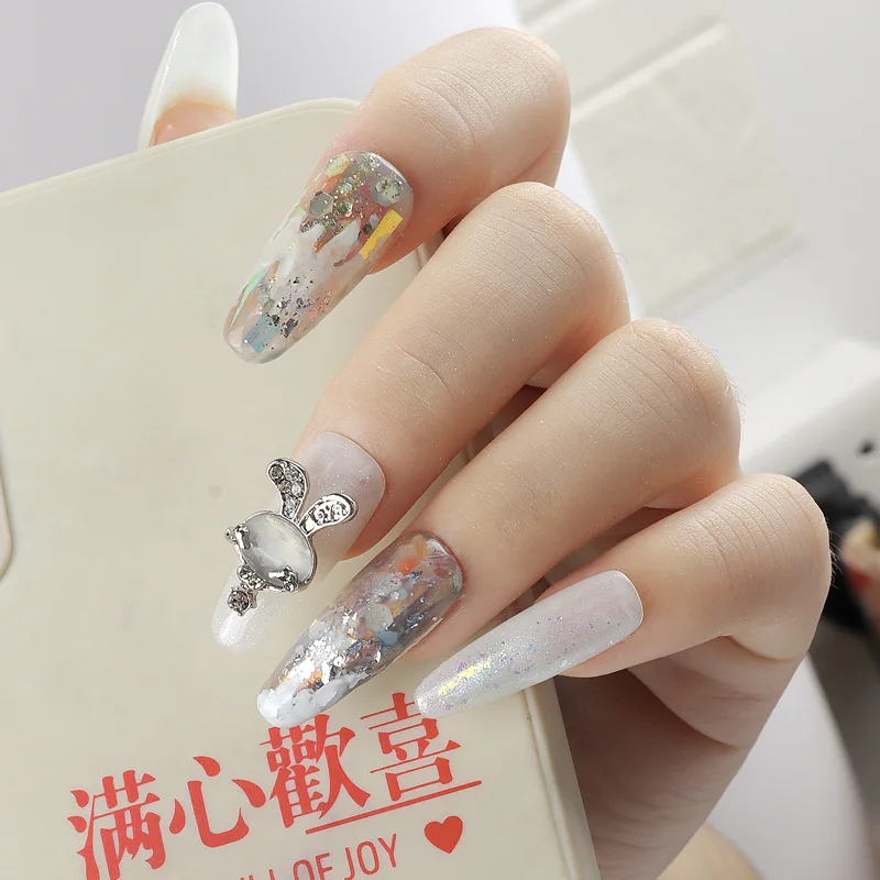 10 шт. аксессуары для бриллиантов Золотой/Серебряный лебедь кролик 3D Подвески