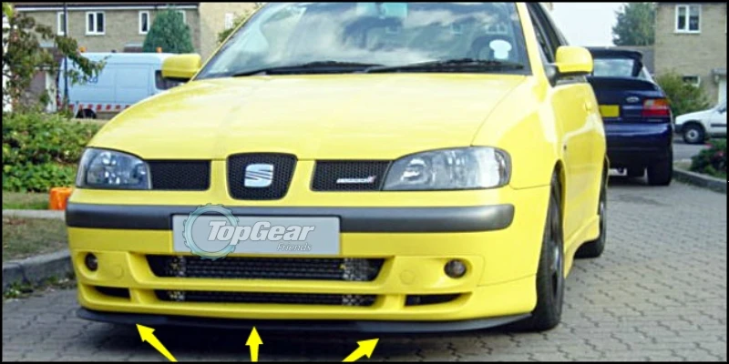 Дефлектор губ для бампера дефлектор сиденья Толедо юбка переднего спойлера ДЛЯ