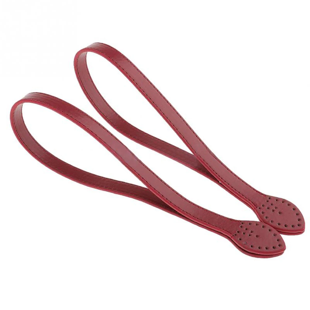 

2 pcs 60cm PU Leather Bag Strap Women Shoulder Bag Strap Handle Belt Ladies Replacement For Handbags Strap DIY Bag Accessories
