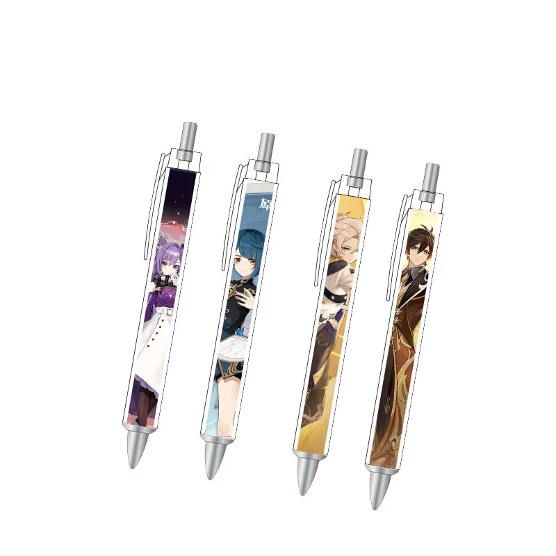Студенческая Милая игра Genshin ударная шариковая ручка масляная авторучка