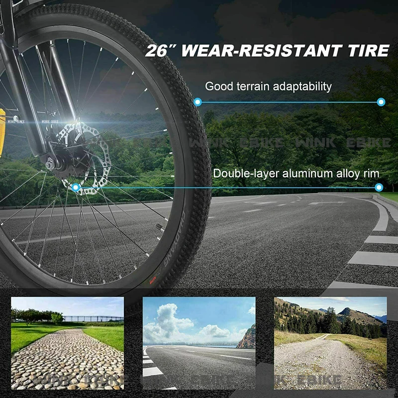 Складной электрический велосипед 1000 Вт мощный горный электровелосипед с