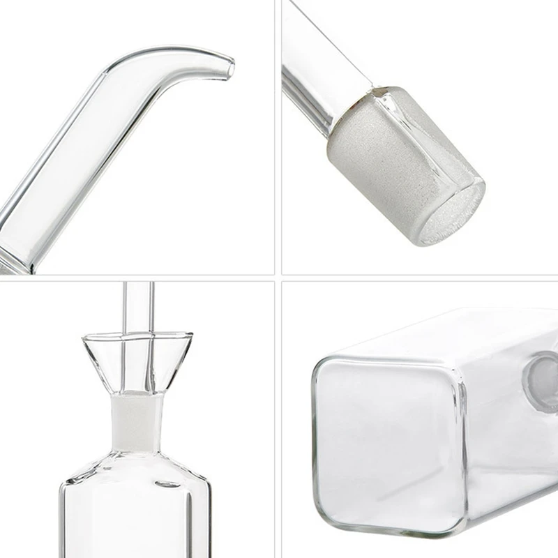 Кухня Стекло масла Бутылочки для приправ прозрачные оливковое масло бутылка