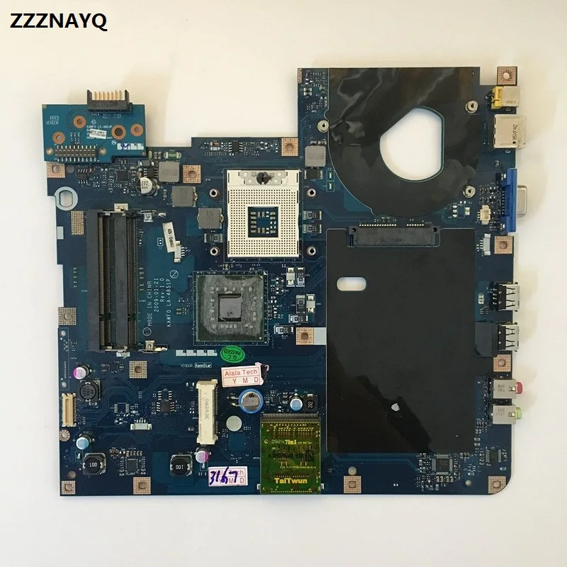 Материнская плата ZZZNAYQ для ноутбука ACER eMachines E525 E725 5732Z системная KAWF0 LA-4851P 100%